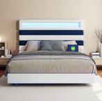 Modern Opbergbed 160x200 cm met LED Verlichting, Huis en Inrichting, Slaapkamer | Bedden, Verzenden, Nieuw