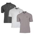 Donnay Donnay Heren - 3-Pack - Polo shirt Noah - Donkergrijs, Verzenden, Nieuw