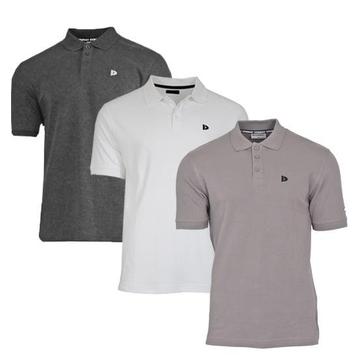 Donnay Donnay Heren - 3-Pack - Polo shirt Noah - Donkergrijs beschikbaar voor biedingen