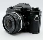 Nikon FE Black+ Nikkor E 28mm 2.8 Vintage, Audio, Tv en Foto, Fotografie | Lenzen en Objectieven, Ophalen of Verzenden, Gebruikt