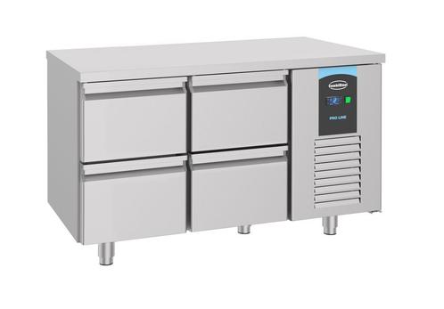 Combisteel Koelwerkbank | 281L | 4 Laden (1/1 GN) | -2°c/+8°, Witgoed en Apparatuur, Koelkasten en IJskasten, Ophalen of Verzenden