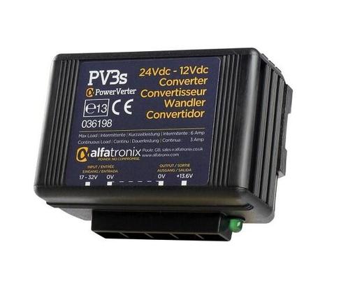 Omvormer 24v naar 12v 3A PV3S ALFATRONIX, Watersport en Boten, Bootonderdelen, Motor en Techniek, Nieuw, Zeilboot of Motorboot
