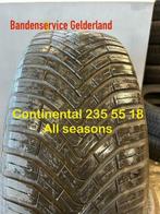 235 55 18 Continental All seasons gratis montage/balanceren, 18 inch, Gebruikt, 235 mm, All Season