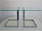 Gebra - Set bijzettafels (2) - Glas, Staal, Antiek en Kunst