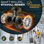 Kofferset - 3 delig - Trolley - Reiskoffer set - Antraciet -, Verzenden, Zo goed als nieuw