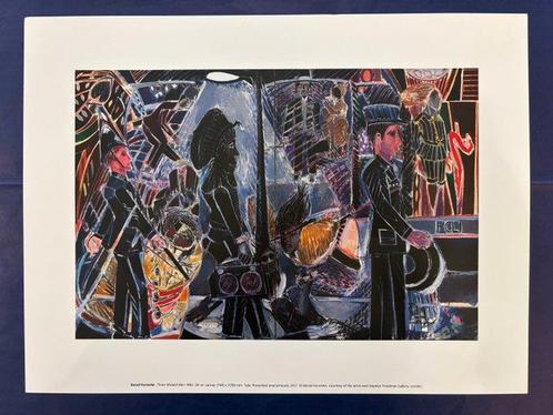 Denzil Forrester - Three Wicked Men / 1982, Antiek en Kunst, Kunst | Tekeningen en Foto's