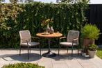 Lumino/Toscara stapelbare ronde bistroset Ø90 cm. - Light, Verzenden, Nieuw, Hout, Tuinset