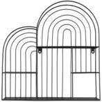 Wandplank - Wandrek - Livion Ivar - Inclusief Hanger - Zwart, Huis en Inrichting, Woonaccessoires | Wandplanken en Boekenplanken