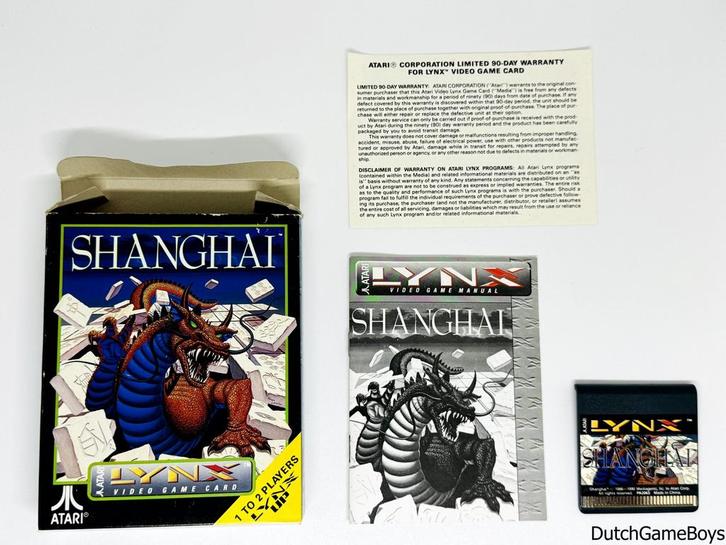 Atari Lynx - Shanghai, Spelcomputers en Games, Games | Atari, Gebruikt, Verzenden