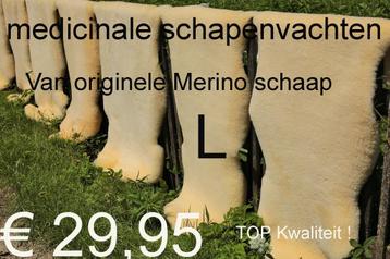 100% Medicinale MERINO schapenvacht schapenvel € 29,95 NIEUW beschikbaar voor biedingen