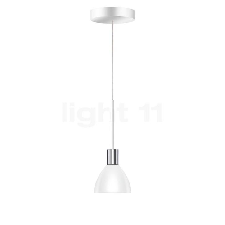 Bruck Silva Hanglamp LED lage spanning, chroom glimmend/glas, Huis en Inrichting, Lampen | Hanglampen, Nieuw, Verzenden
