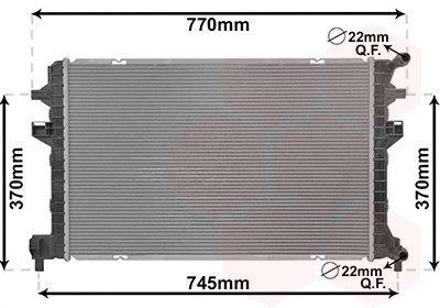 Golf 7 Radiateur 1.0 tsi Hulpkoeler 5Q0121251HS 5Q0121251gf, Auto-onderdelen, Carrosserie en Plaatwerk, Verzenden