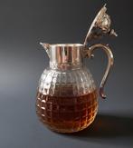 XXL - Karaf - Glas, Gepolijst zilver, Antiek en Kunst