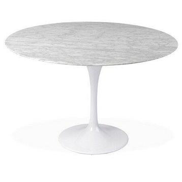 Tulp tafel marmer 135 cm