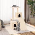 vidaXL Kattenmeubel met sisal krabpalen 82 cm crèmekleurig, Verzenden, Nieuw