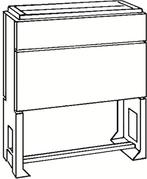 ABB EH3 Polyester voet DIN 00 gemonteerd - 4TBE843390N0100, Doe-het-zelf en Verbouw, Elektra en Kabels, Verzenden, Nieuw, Overige typen