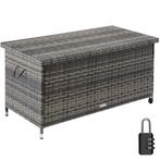 Wicker opbergbox Kiruna met kunststof gaas, 120x55x61,5cm, 2, Verzenden, Nieuw