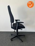 Kinnarps 6000  Bureaustoel - extra hoge rug - zwarte stoffer, Werkplek, Ophalen of Verzenden, Gebruikt, Stoel