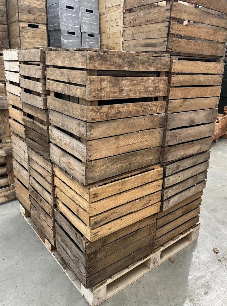 Fruitkisten al va €6,25! Ruigere partij Robuuste look., Huis en Inrichting, Woonaccessoires | Kisten, 50 tot 100 cm, Gebruikt