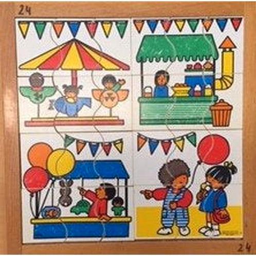 Educo Puzzel kermis (4 puzzeltjes), Boeken, Schoolboeken, Nieuw, Verzenden