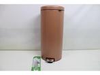 Brabantia NewIcon - Prullenbak - 30 liter - Warm Copper, Verzenden, Zo goed als nieuw