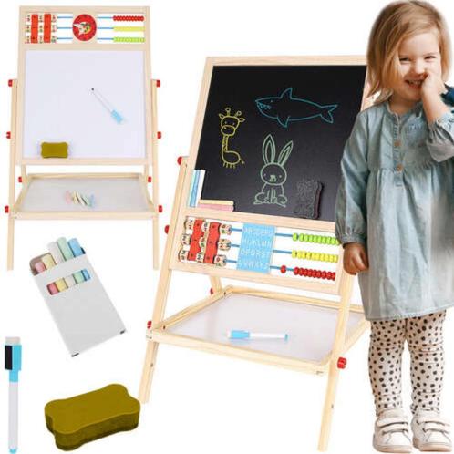 Kruzzel Dubbelzijdig Houten Educatief Bord - Ideaal voor..., Kinderen en Baby's, Speelgoed | Overig, Nieuw, Ophalen of Verzenden