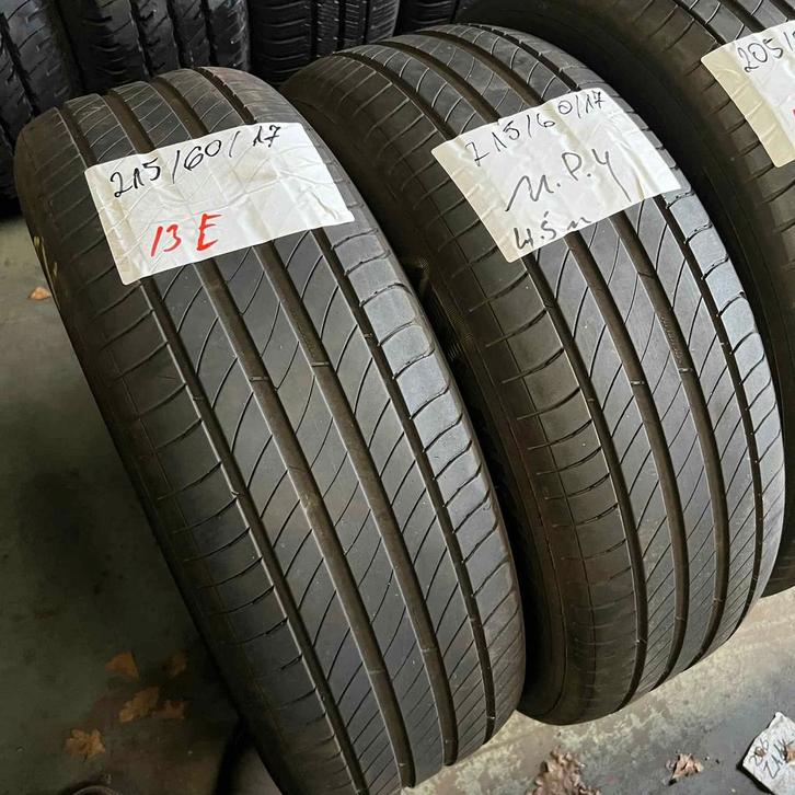 2 x Michelin Primacy 4 215-60-17 Zomerbanden 4,5mm, Auto-onderdelen, Banden en Velgen, 17 inch, Zomerbanden, 215 mm, Personenwagen