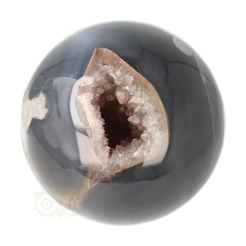 Agaat Druzy geode bol Nr 12  - Ø 7.82 cm - 627 gram, Sieraden, Tassen en Uiterlijk, Edelstenen, Nieuw, Verzenden