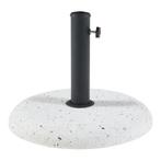 Parasolvoet Bitritto parasolhouder beton rond Ø45x6 cm steen, Tuin en Terras, Verzenden, Nieuw