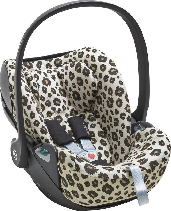 Meyco Baby Leopard autostoelhoes Cybex Cloud Z2 i-size plus, Kinderen en Baby's, Autostoeltjes, Verzenden