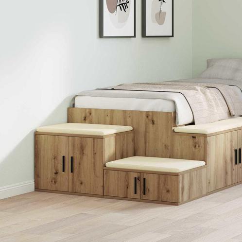 vidaXL Opbergkast Artisan Eiken 103x41x40 cm Gelaagd Hout, Huis en Inrichting, Slaapkamer | Nachtkastjes, Nieuw, Minder dan 45 cm