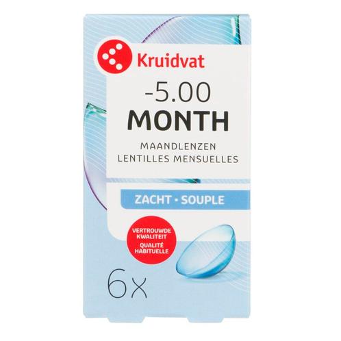 Kruidvat Opticare -5.00 Zachte Maandlenzen, Sport en Fitness, Gezondheidsproducten en Wellness, Nieuw, Verzenden