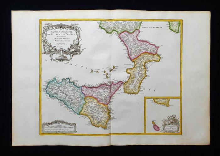 Europa - Italia Sud / Sicilië / Calabrië / Campania / Puglia, Boeken, Atlassen en Landkaarten