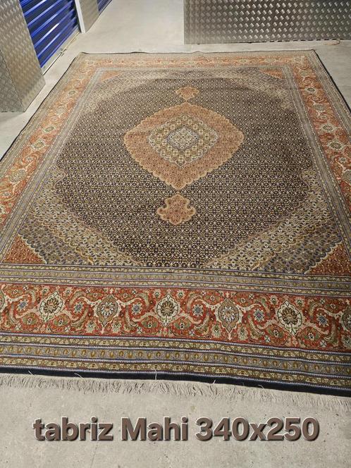 Groot Perzisch tapijt Tabriz Mahi 340x250 wollen vloerkleed, Huis en Inrichting, Stoffering | Tapijten en Kleden, 200 cm of meer