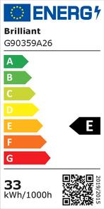 Brilliant Buffi - Plafondlamp - LED 40W - 4000K - Zwart, Verzenden, Zo goed als nieuw