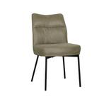 Stoel Lennon | Moss | Micro Suede | Zwart Metalen Frame | 2, Verzenden, Nieuw in verpakking