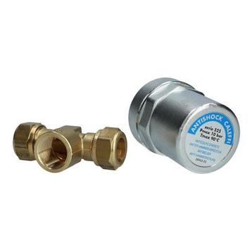 Intergas Xtreme waterslagdemper- 15mm knel