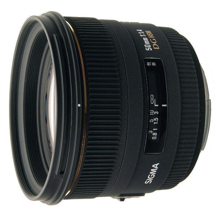 Sigma 50mm f/1.4 EX DG HSM Canon EF-mount objectief, Audio, Tv en Foto, Fotografie | Lenzen en Objectieven, Overige typen, Gebruikt