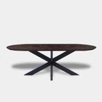Tafel Plat Ovaal Eikenhout - Matrix XL - Dear Brown, Huis en Inrichting, Tafels | Eettafels, Nieuw