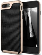 Caseology Envoy Series iPhone 8 / 7 Plus Carbon Fiber Black, Telecommunicatie, Mobiele telefoons | Hoesjes en Frontjes | Apple iPhone