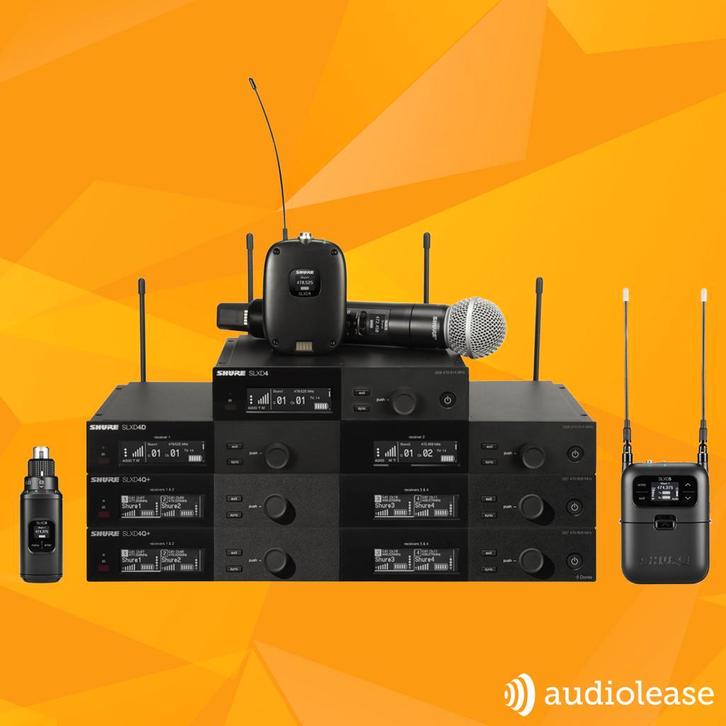 Shure SLX-D Draadloos microfoonsysteem, Muziek en Instrumenten, Microfoons, Zangmicrofoon, Nieuw, Draadloos, Verzenden