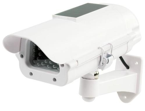 Dummy Beveiligingscamera Solar Outdoor Wit Met Oplichtende I, Doe-het-zelf en Verbouw, Overige Doe-het-zelf en Verbouw, Nieuw