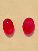 Zonder minimumprijs - 2 pcs Rood, Roze Robijn - 2.94 ct -, Nieuw
