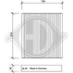 BINNENFILTER VOOR LEXUS GS300/350/430/450H/460 2006-2012, Ophalen of Verzenden, Nieuw