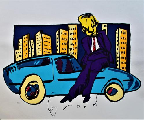 grote collectie moderne kunst, popart en kunstkado&#39;s, Antiek en Kunst, Kunst | Litho's en Zeefdrukken, Ophalen of Verzenden