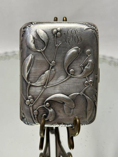 Sigarettendoos (3) - Metaal, Zilver - Partij dozen en, Antiek en Kunst, Antiek | Goud en Zilver