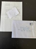 A.F.Th. van der Heijden - Getypte brief aan Hans Matla -