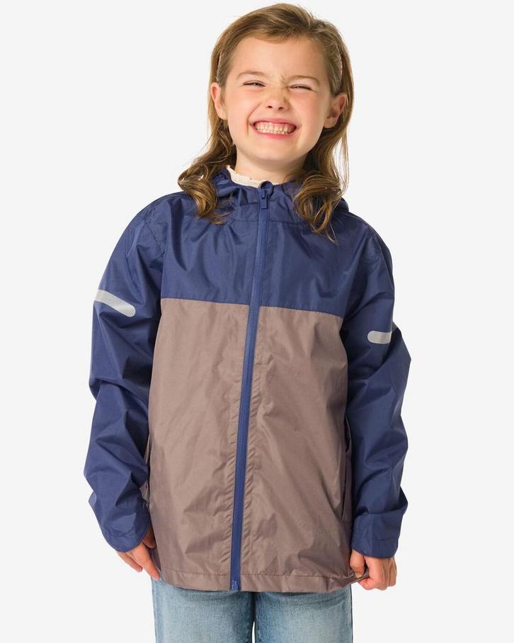 HEMA Kinderregenjas lichtgewicht blauw, Kleding | Dames, Overige Dameskleding, Nieuw, Verzenden