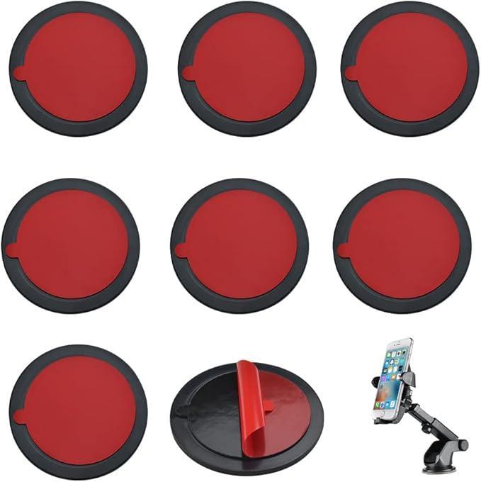 8x zelfklevende dashboard schijfpads 74 mm – voor Telefoon, Diversen, Overige Diversen, Nieuw, Verzenden