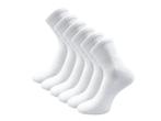 6 paar Badstof Quarter Sneakersokken - SQOTTON® - Wit, Kleding | Heren, Verzenden, Nieuw